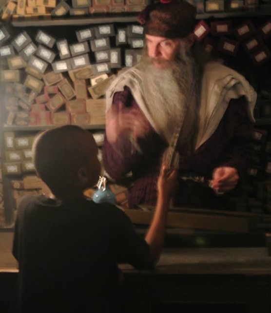 zaydn at the wand shop