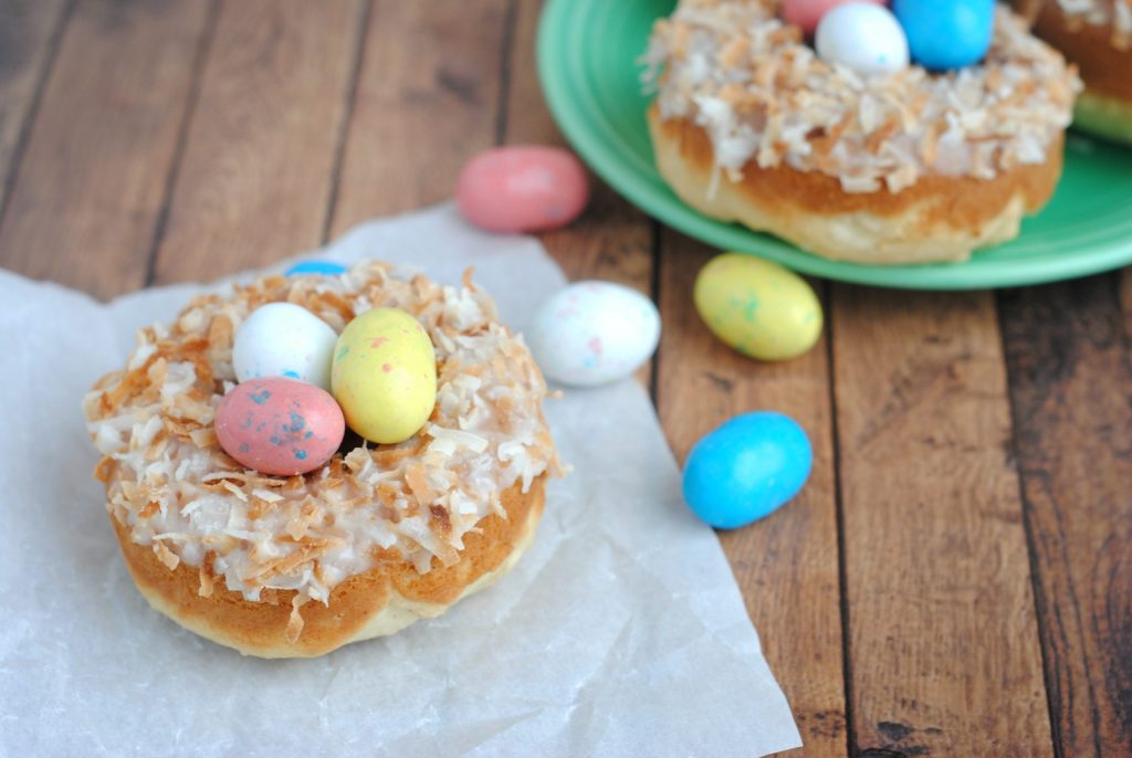Baked&nbsp;Donut&nbsp;Nests&nbsp;for Easter&nbsp;Ingredients&nbsp;and Directions