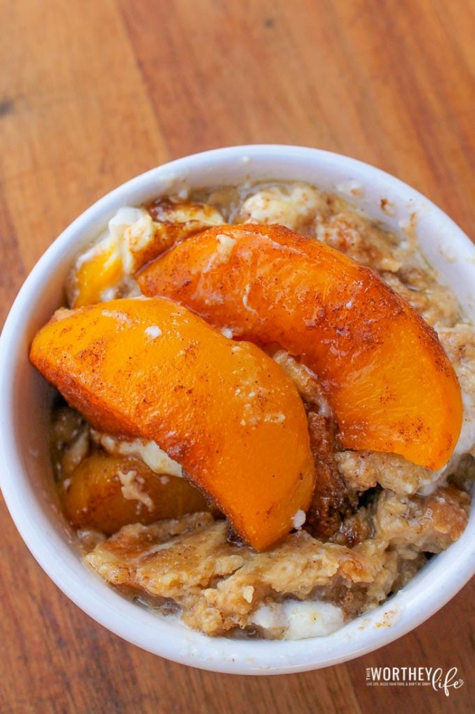 easy recipes for peaches and cream french toast
