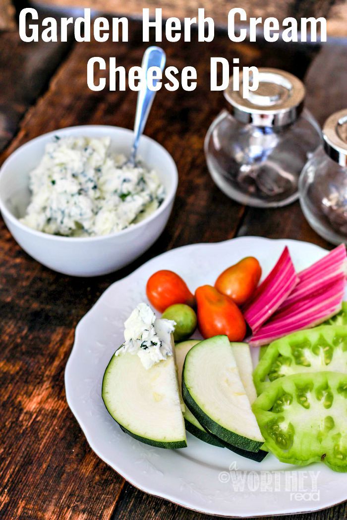 Garden Herb Cream Cheese Dip