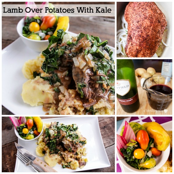 Perfect Easter Dinner: Lamb over Potatoes with Kale