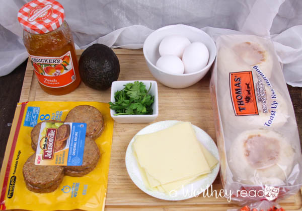 Breakfast in under 10 minutes. The perfect breakfast idea for busy people! Try our easy Sausage & Avocado Breakfast Sandwich {made in 10 minutes}