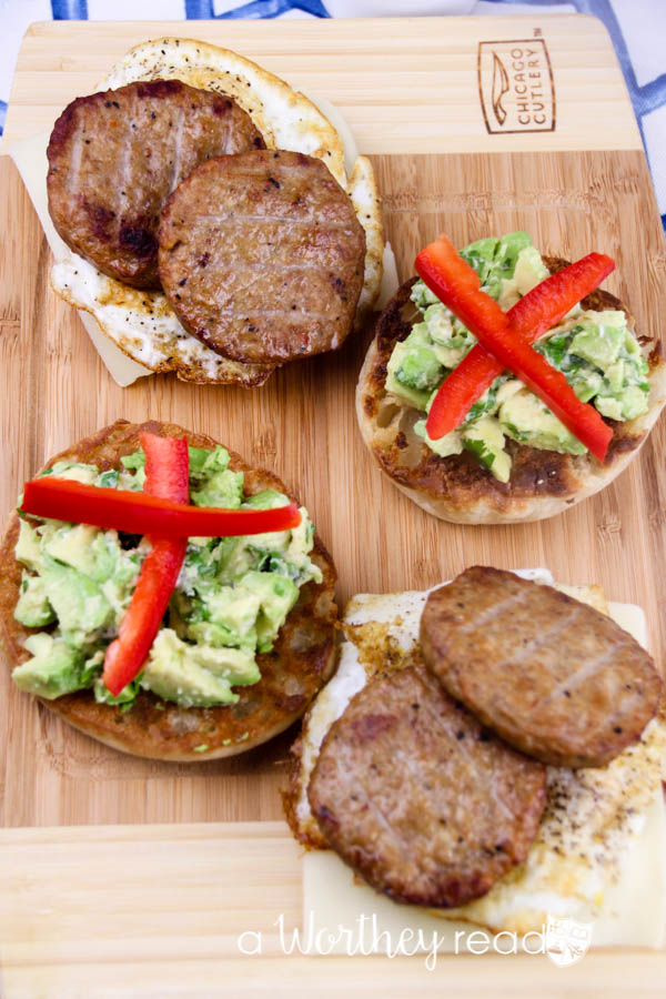 Sausage & Avocado Breakfast Sandwich