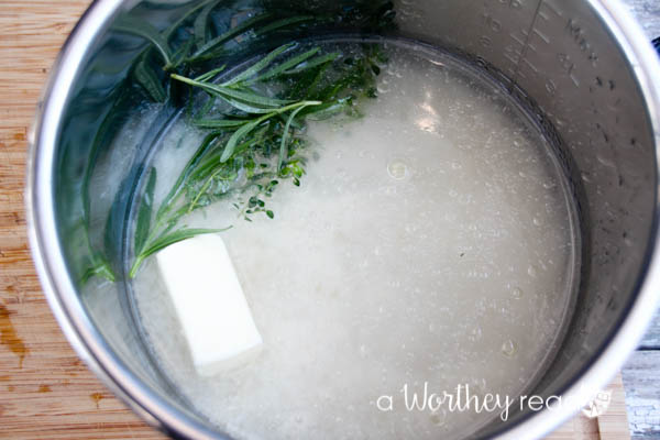 How to make rice in instant pot