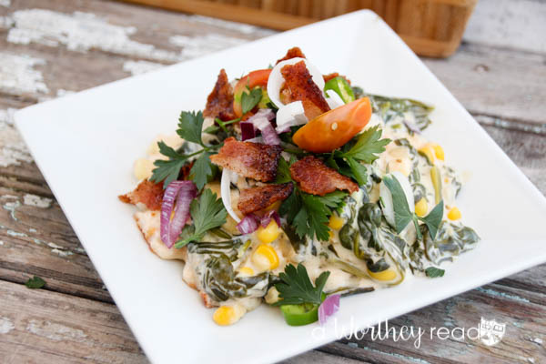 Hot Spinach & Sweet Corn Dip with Bacon-25