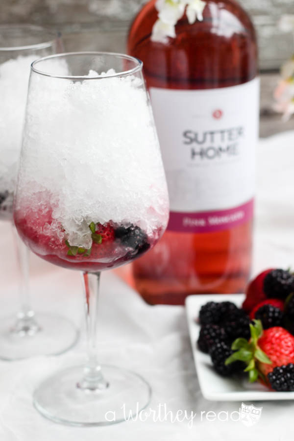 Pink Moscato & Rum Slush-11