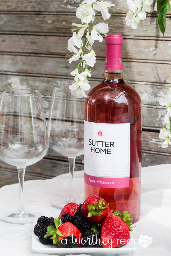 Pink Moscato & Rum Berry Slush