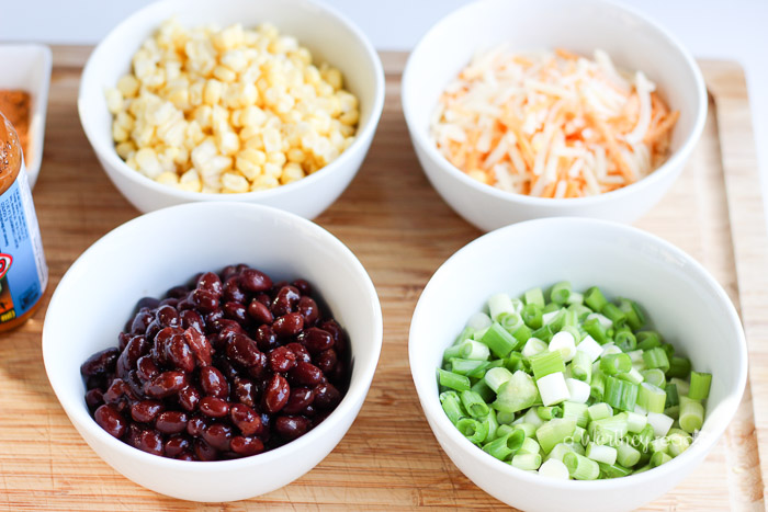 Salmon Enchiladas with Tomatillos & Black Beans