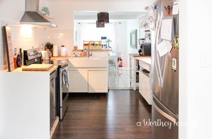 Get essential home cleaning hacks that will not only save you time, but money! Plus see how to renovate a small kitchen into a modern kitchen in our small house living series!