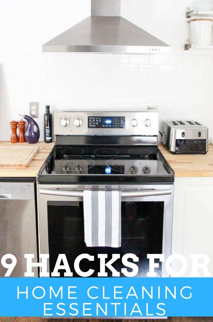 Get essential home cleaning hacks that will not only save you time, but money! Plus see how to renovate a small kitchen into a modern kitchen in our small house living series!