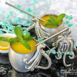 Caribbean Lemon-Rum Mango Slush-11