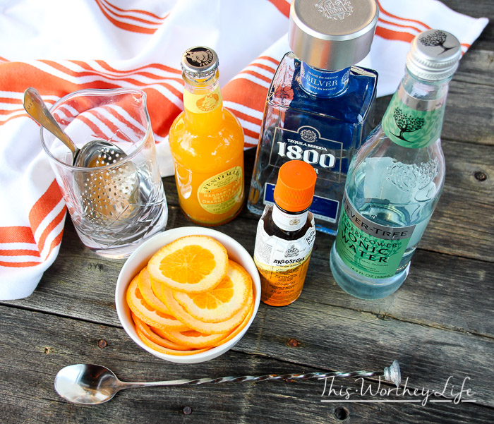 Tequila Orange Jigger Cocktail