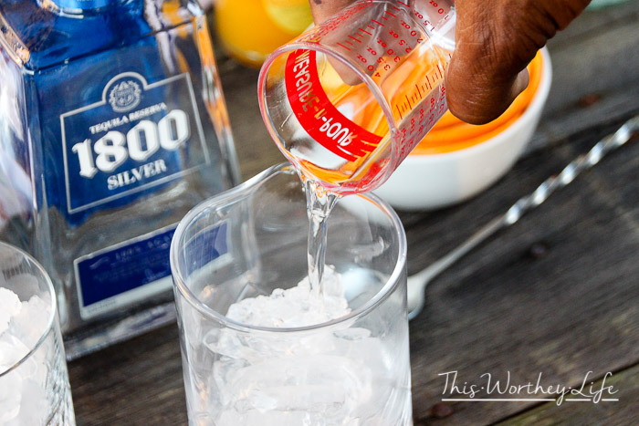 Tequila Orange Jigger Cocktail