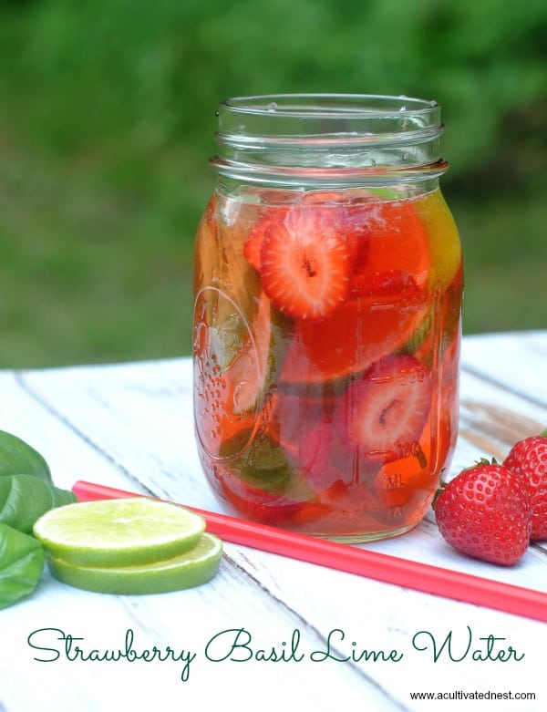 Strawberry Lime Infused Water&nbsp;