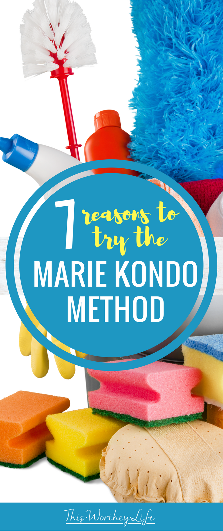 You may have heard about the Marie Kondo Method around the internet, and maybe even tried it. If not, I'm sharing 7 reasons to try the Marie Kondo Method and how this way of cleaning and organizing will be a game-changer.