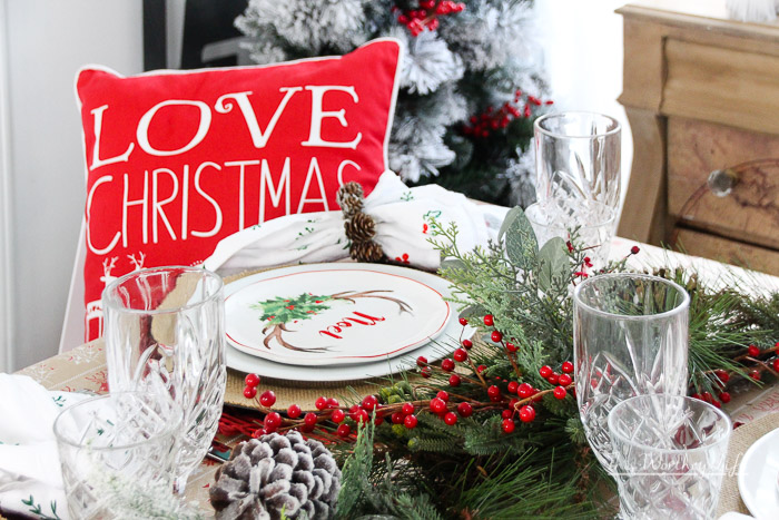 How to create a greenery-style centerpiece for a holiday dinner