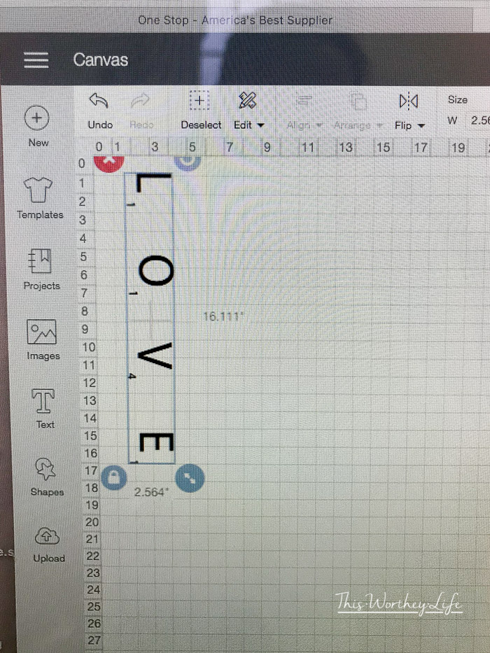 how to make a DIY scrabble sign with a cricut