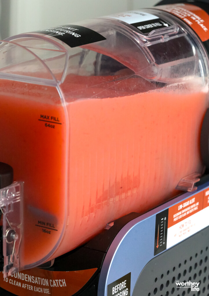 Frozen Strawberry Margarita Using a Ninja Slushi Machine