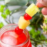 Punch with Pineapple Juice + Black Raspberry