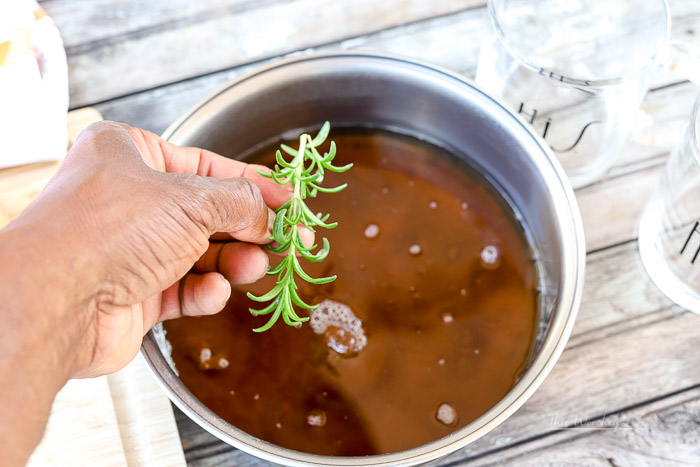 how to make a peach and apple simple syrup