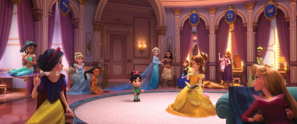 Ralph Breaks the Internet Princess Scene