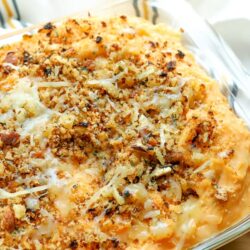 Smashed Cheesy Sweet Potatoes