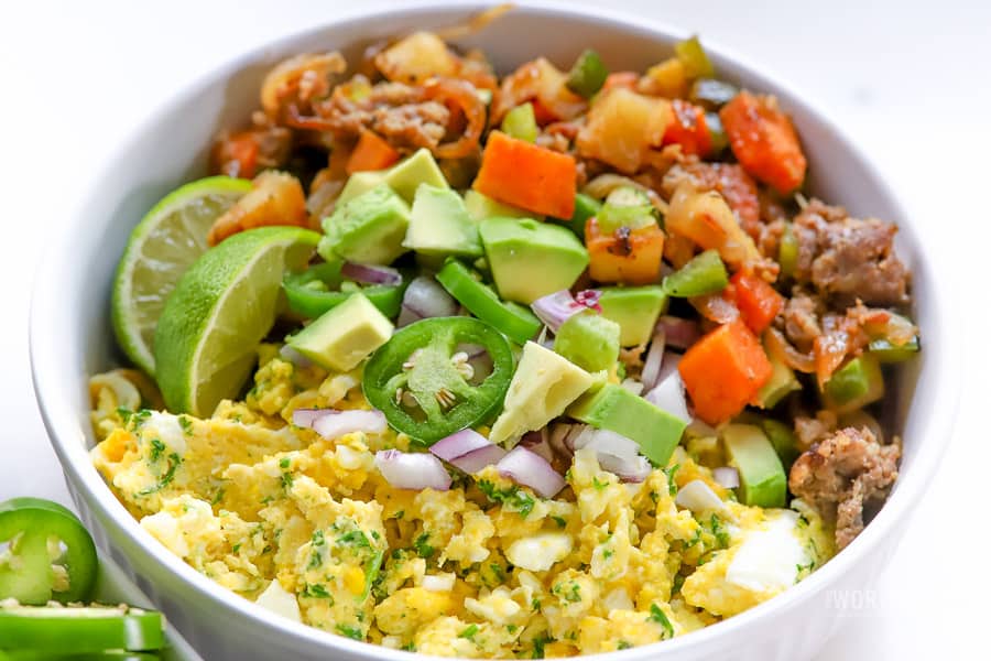 Parsley&nbsp;Scrambled Eggs & Sweet Red Onions