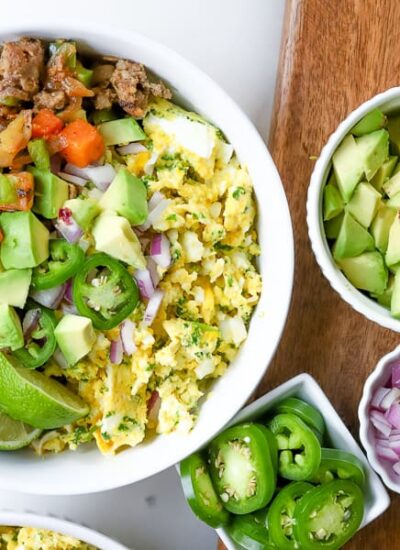 Loaded Breakfast Bowl with potatoes