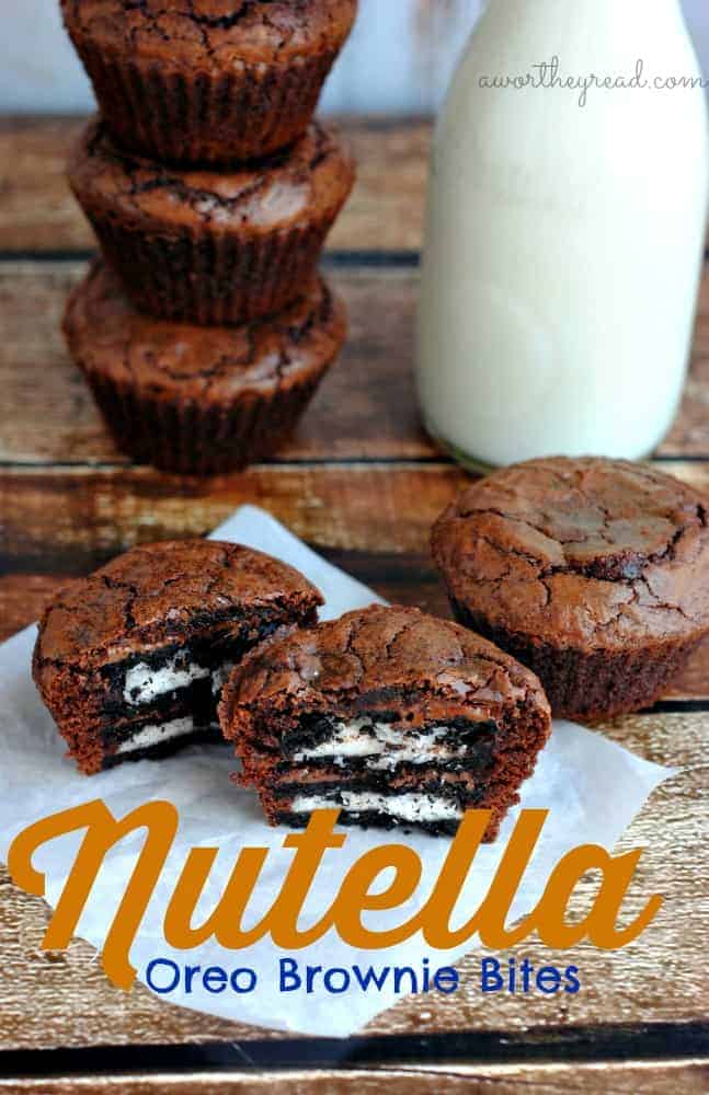 Recipe for Nutella Oreo Brownie Bites