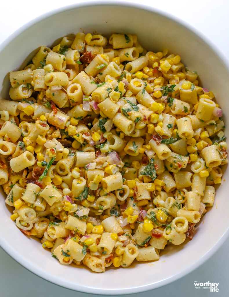 mexican corn pasta salad