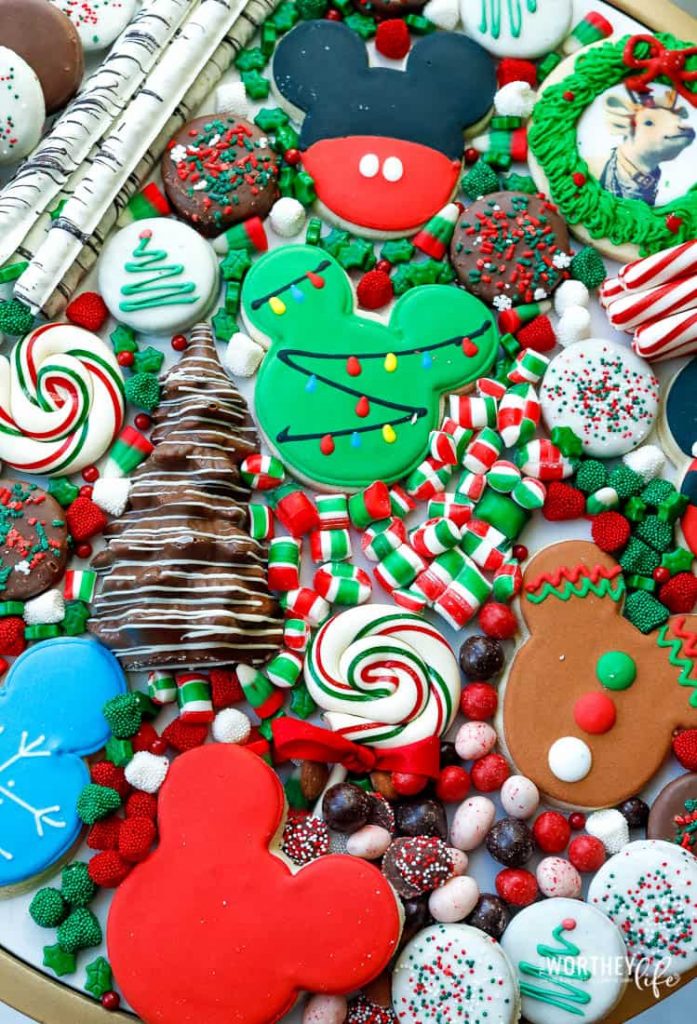 Mickey Snack Board&nbsp;with lots of treats