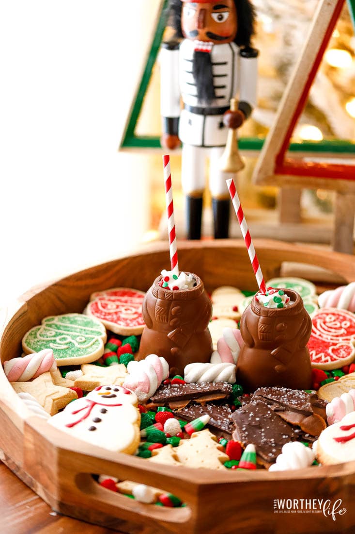 How To Make Chocolate Snowman Shots