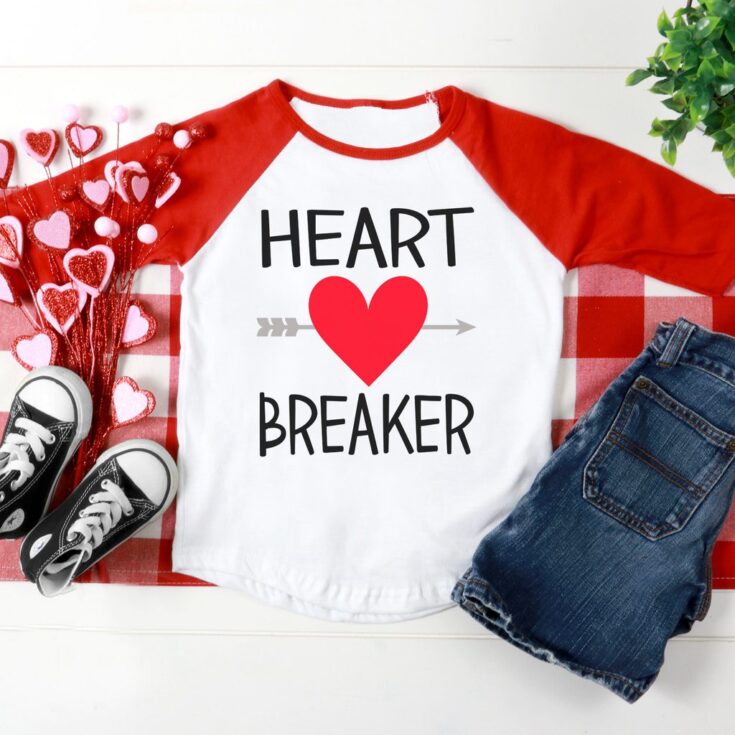 Image for FREE Valentine's Day SVGs + Heart Breaker Shirt