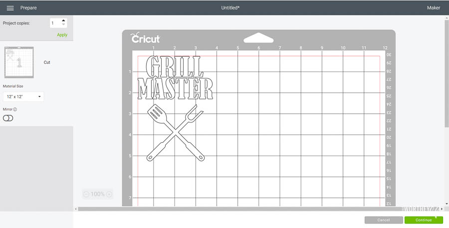 DIY Grill Master Apron Using A&nbsp;Cricut