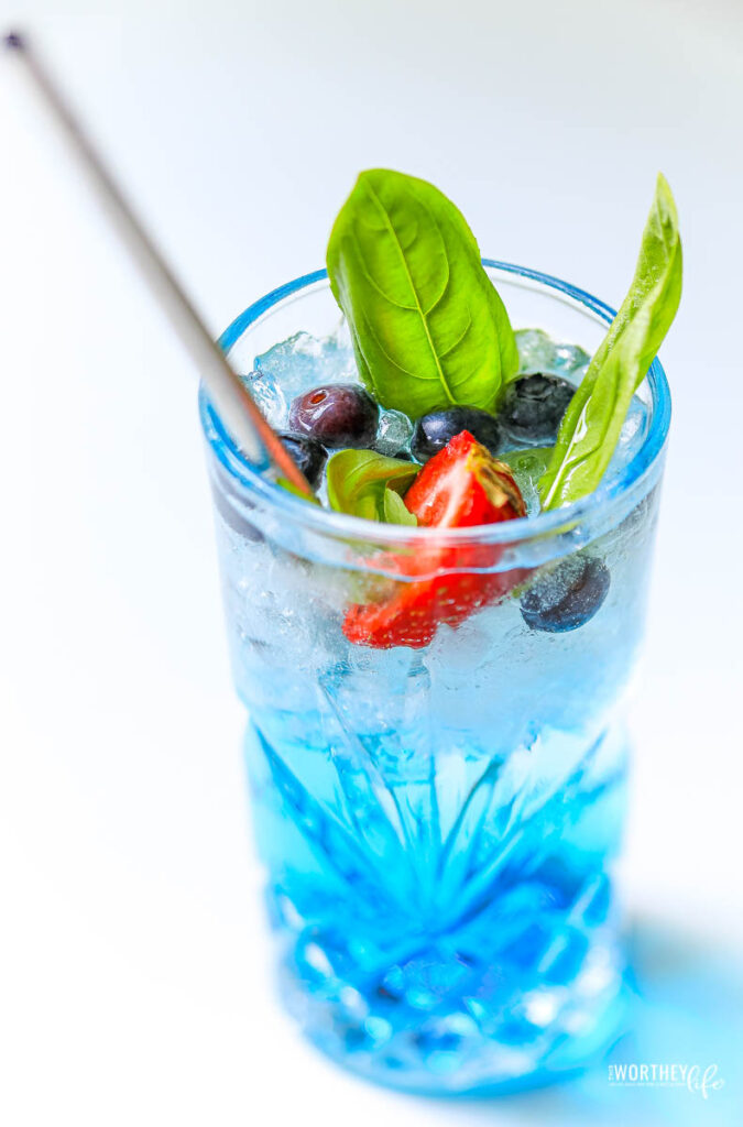 Red + Blueberry Vodka Cocktail