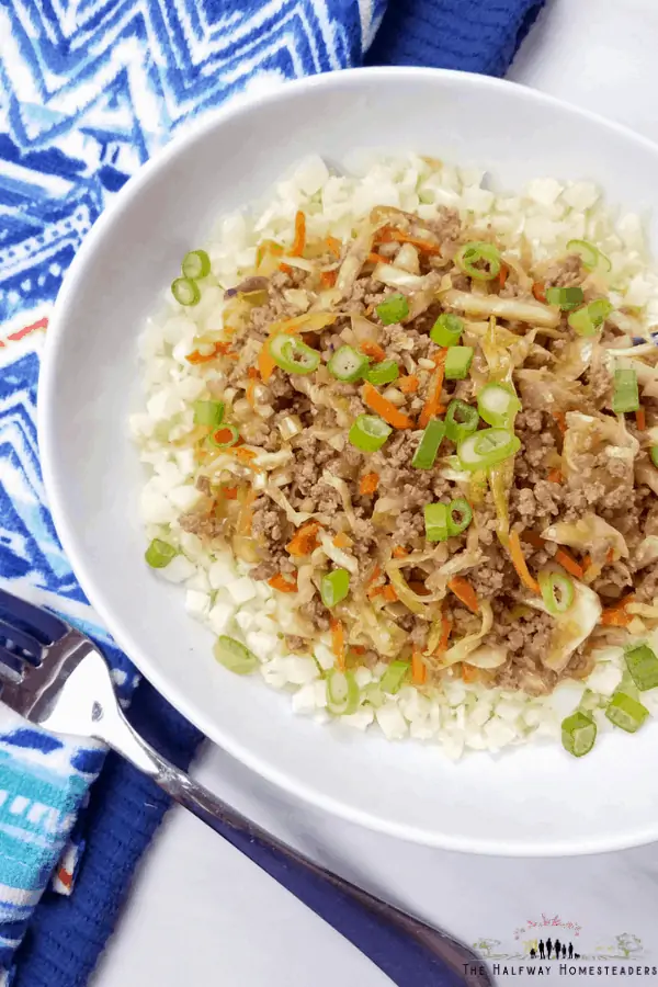 Instant Pot Egg Roll In A Bowl