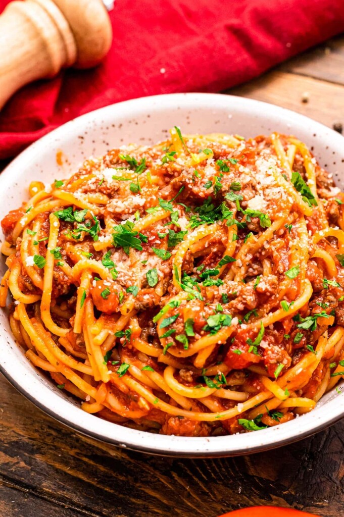 Pressure Cooker Spaghetti