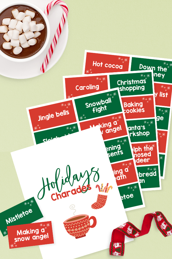 Christmas Charades Printable