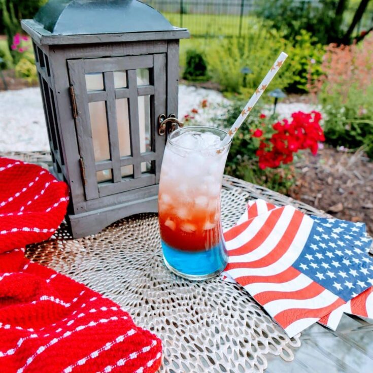 Image for Patriotic Mocktail: Red, White & Blue Mocktail