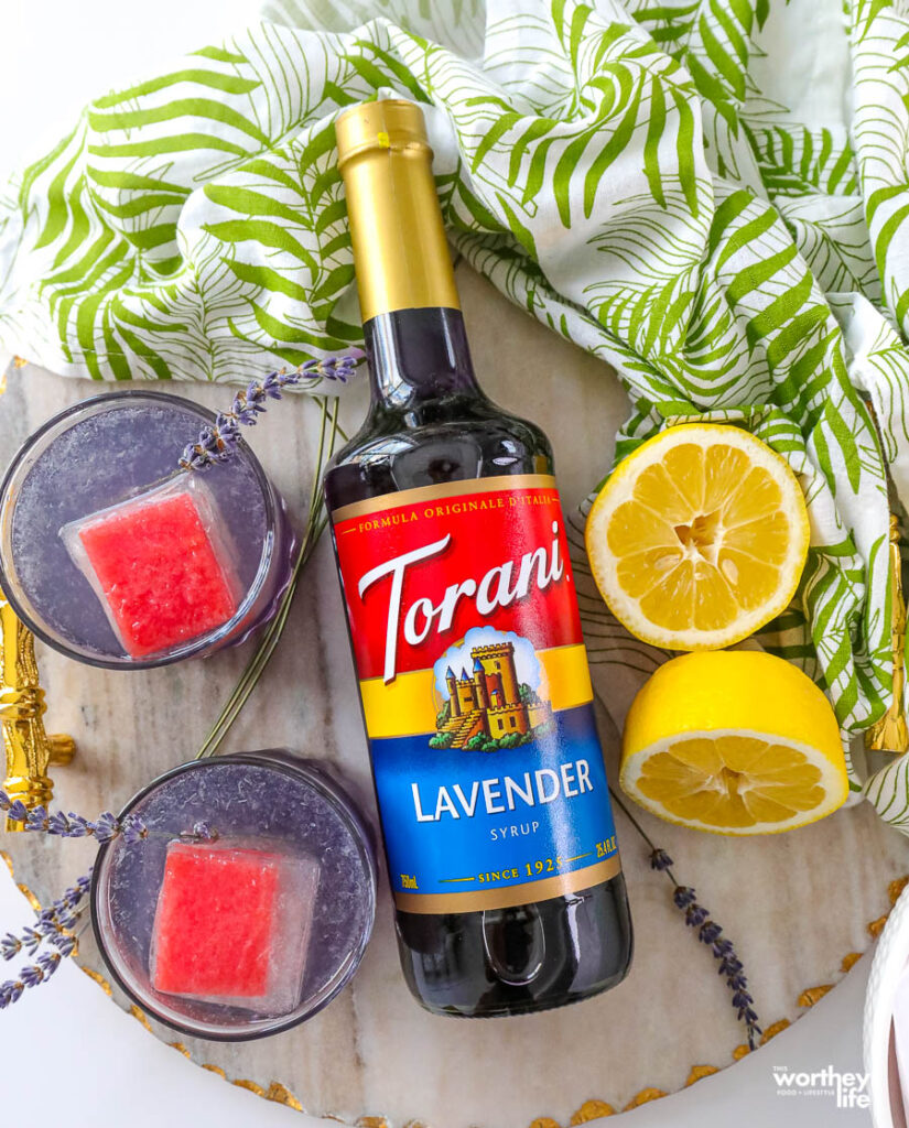 &nbsp;Lavender simple syrup