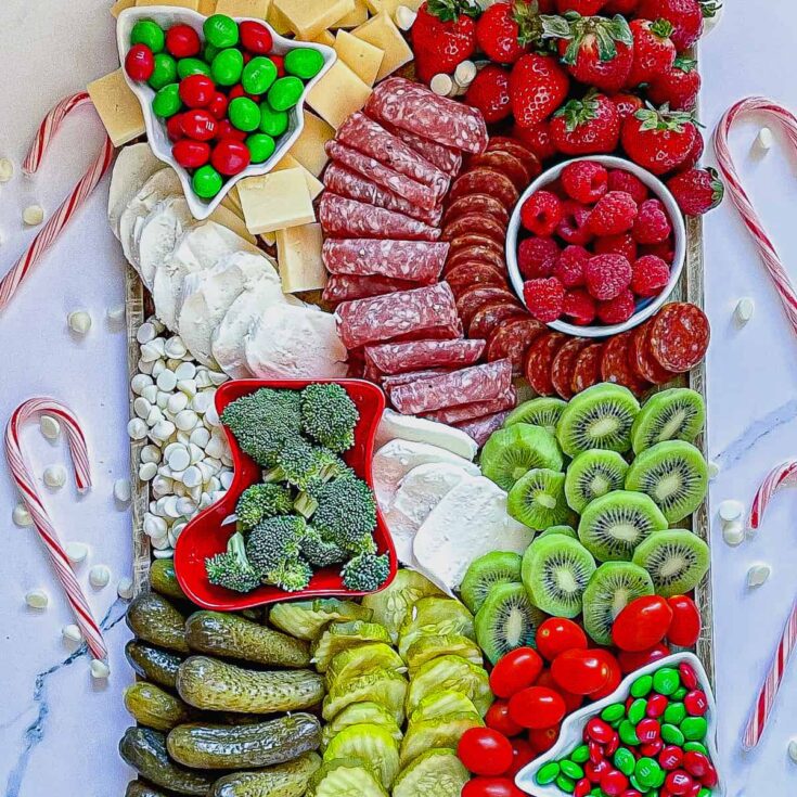 Image for Kids Christmas Charcuterie Board