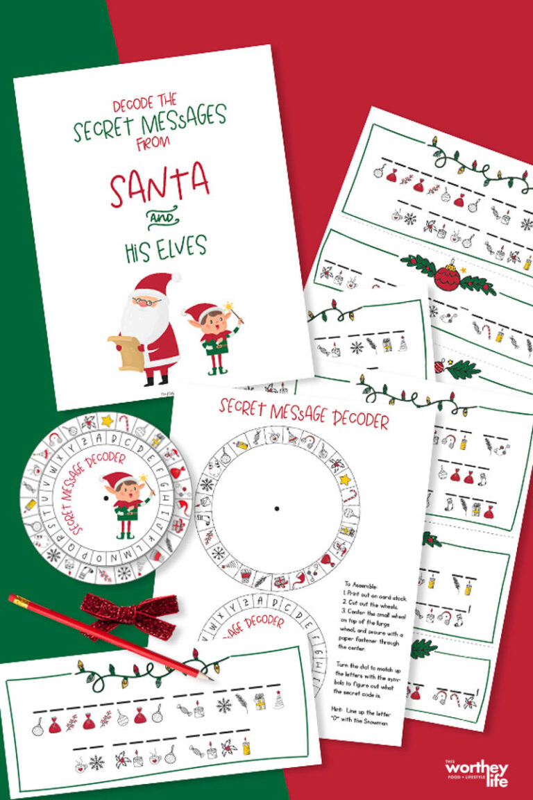 Santa Decode Message Secret Santa Message - Free Decoder Ideas