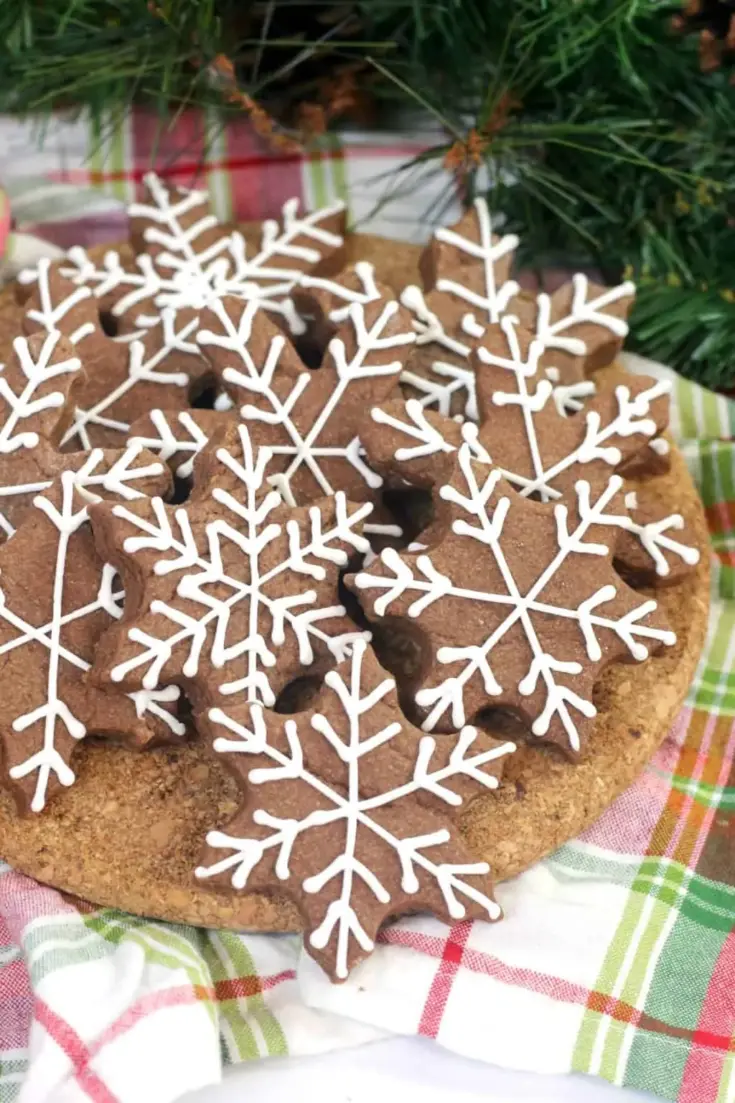 Image for Delicious Brownie Snowflake Sugar Cookies