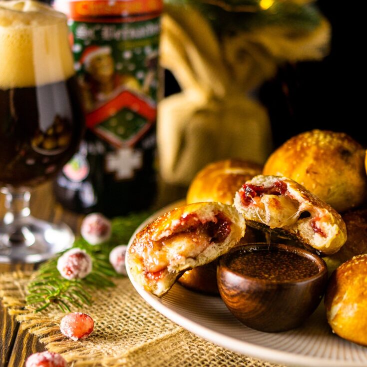 Image for Holiday Pretzel Bites With Cranberry and Brie