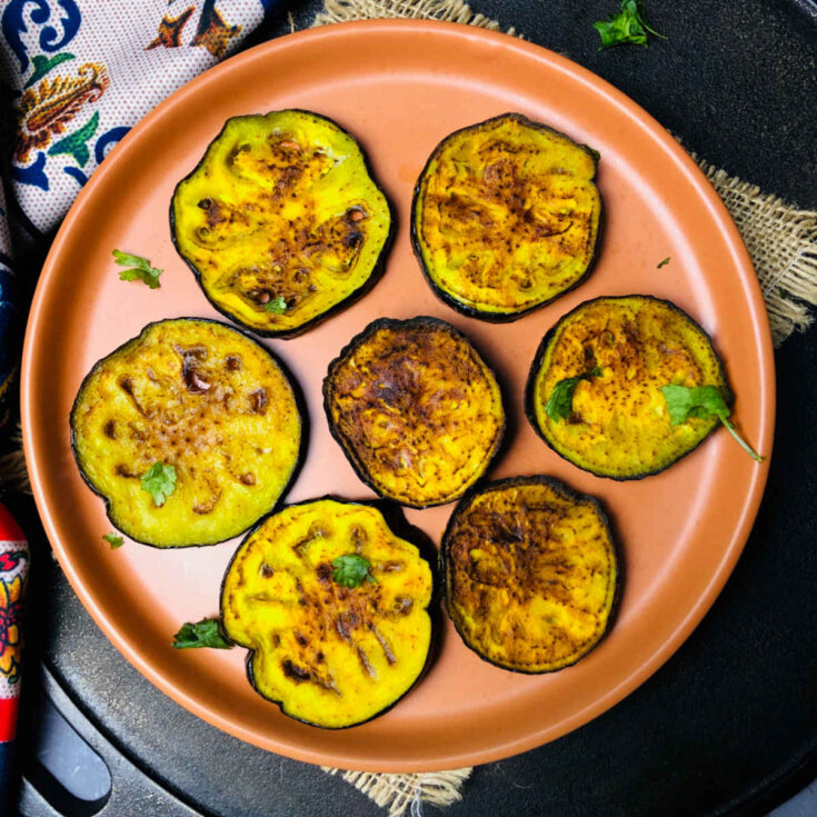 Image for Air Fryer Eggplant (Begun Bhaja)