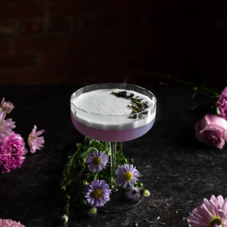 Image for The Lavender Empress: A Gin Sour Cocktail