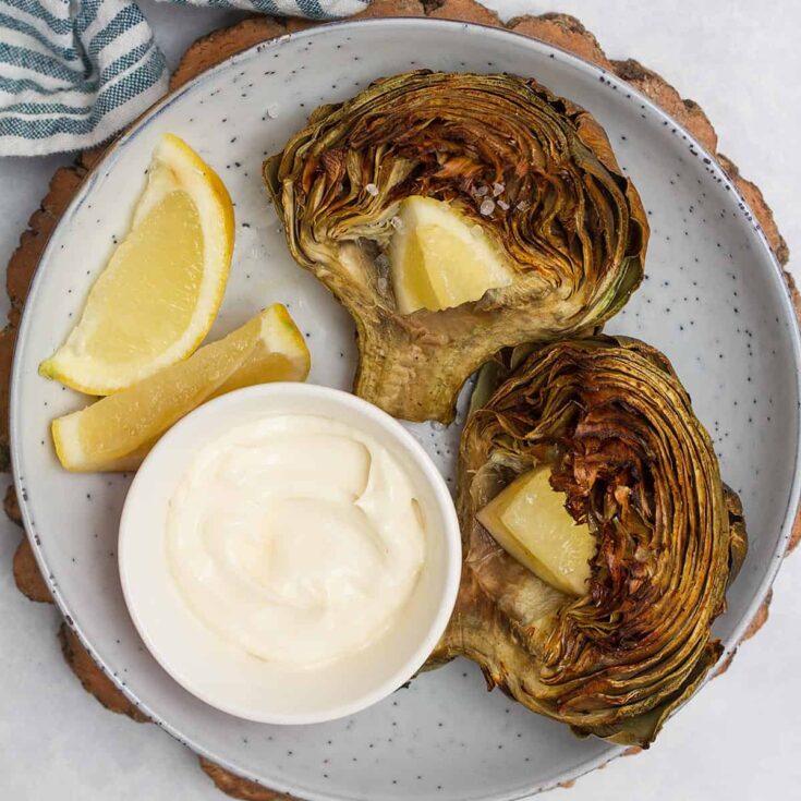 Image for Air Fryer Roasted Artichokes