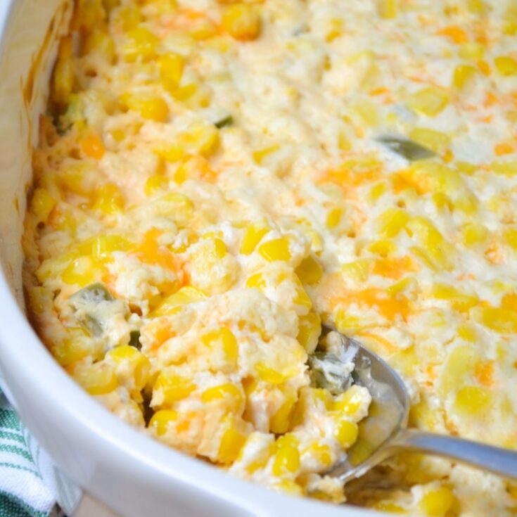 Image for Creamy Cheddar Jalapeno Corn Casserole