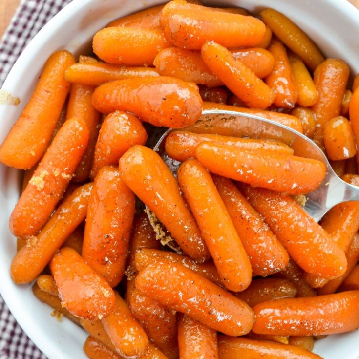 Image for Slow Cooker Maple & Brown Sugar Glazed Carrots