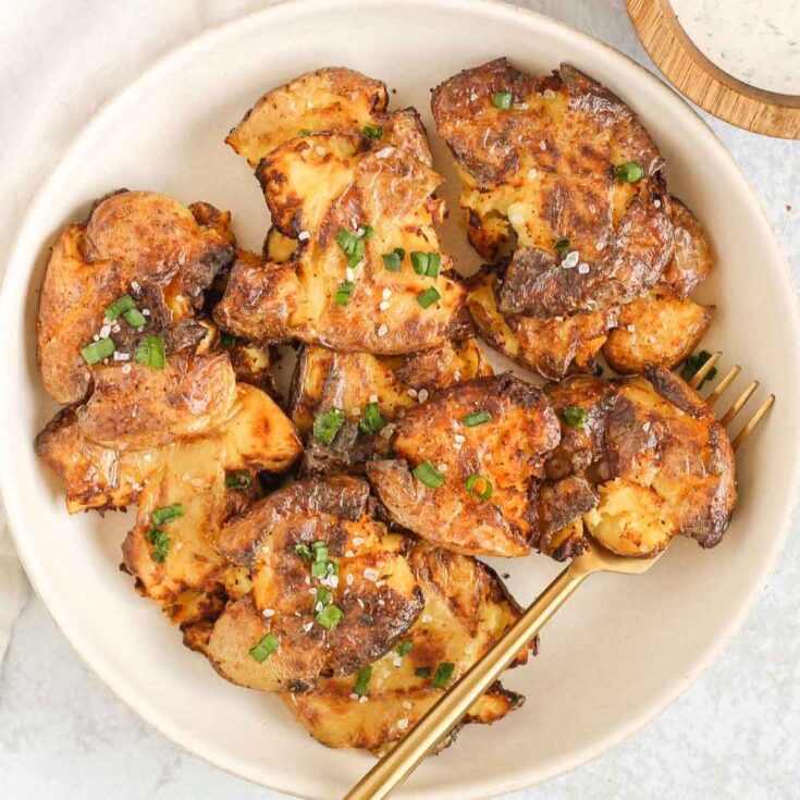 Image for Crispy Air Fryer Smashed Potatoes